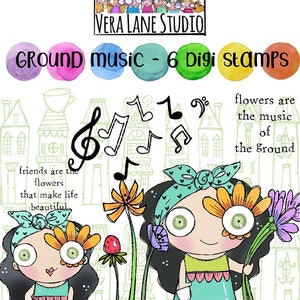 Ground Music - 6 sellos digitales en archivos jpg y png