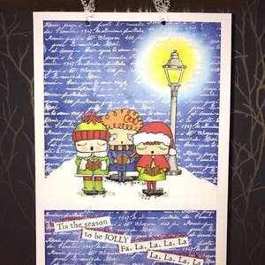 Carolers 6 digi stamp bundle image 8