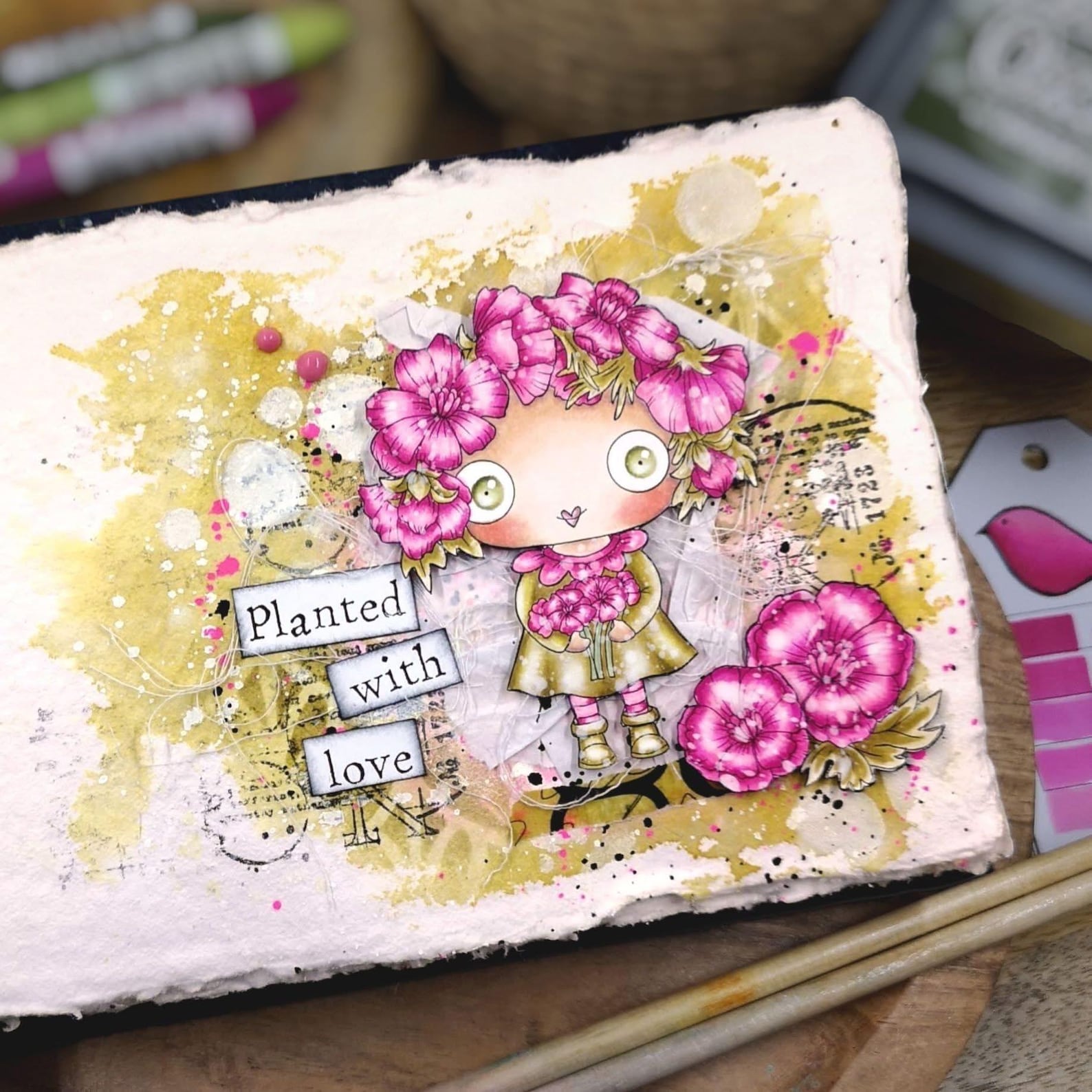 Cosmos Seedling - 8 Digi Image Bundle Card Kit - Etsy