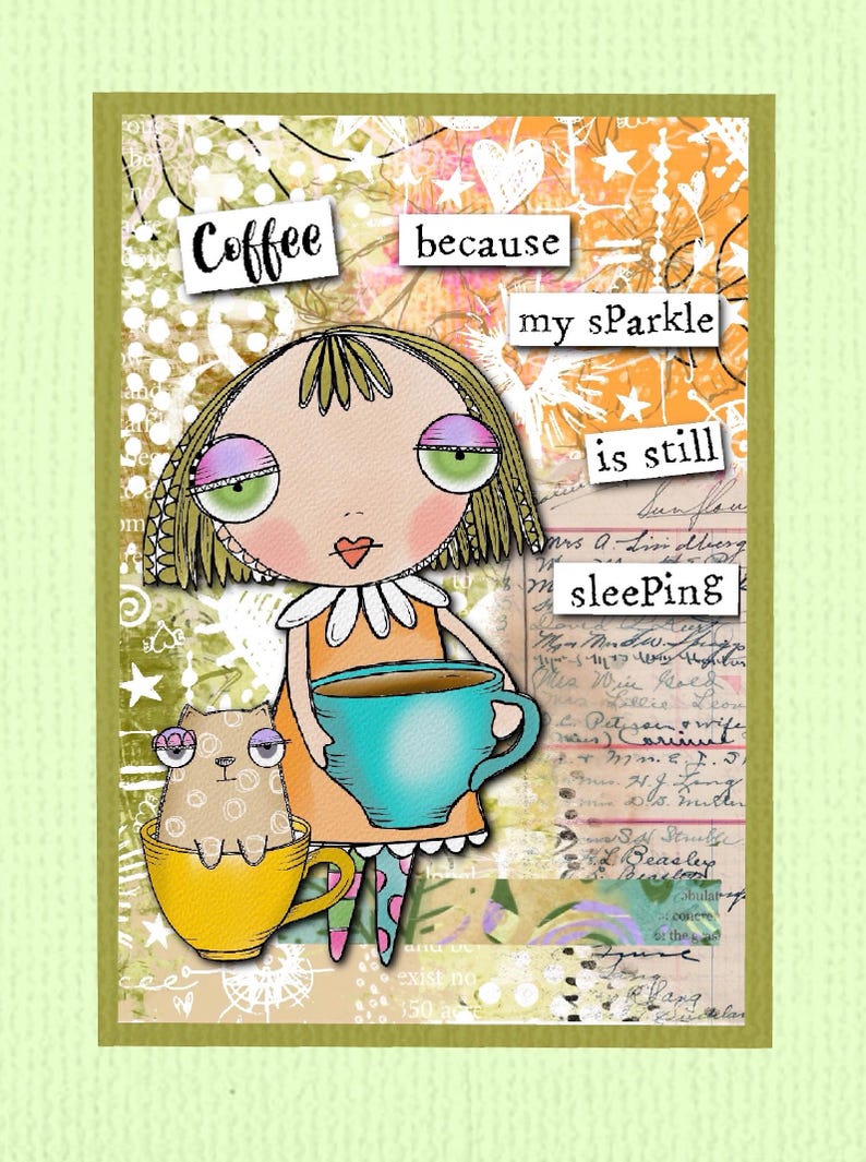 May include: A white ceramic mug with a black handle and the text "But First, Coffee" in a black, bold font. The mug is sitting on a wooden surface. The mug is approximately 4 inches tall.