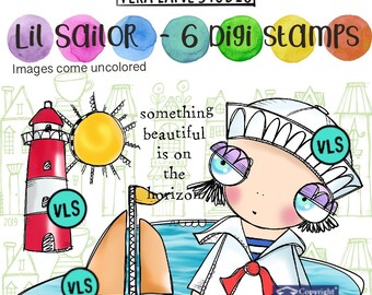 The Lil Sailor - 6 Digi stamp bundle