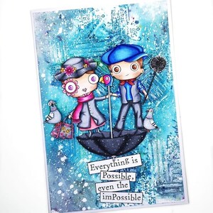 Mary Poppins 7 Digi stamp bundle image 3