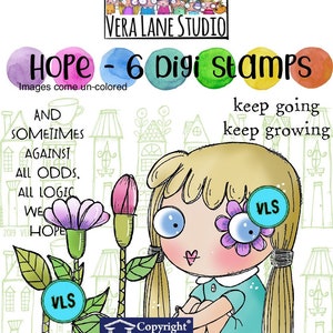 Hope - 6 digi stamp bundle in png and jpg files