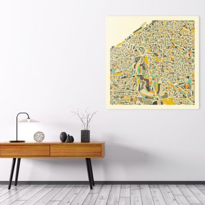 CLEVELAND MAP Ready To Hang Metal Print City Street Map by Jazzberry Blue image 8