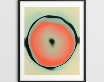 Large Minimalist Abstract Wall Art, Contemporary Decor (Giclée Fine Art Print) GHOST