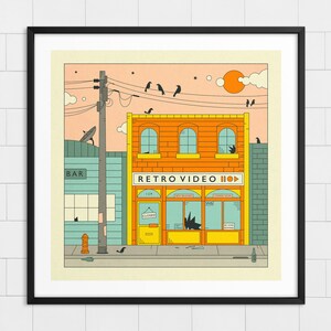 RETRO VIDEO (giclée Fine Art Print on Paper or Canvas) VHS ...