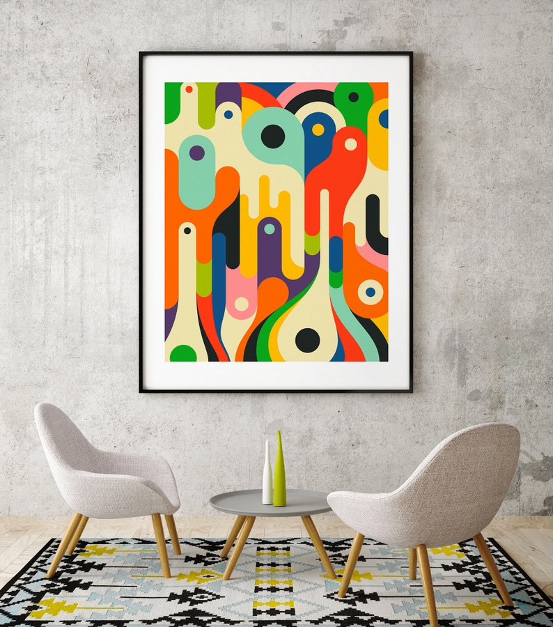 INTERNAL Giclée Fine Art Print Psychedelic Abstract Art by Jazzberry Blue 8x10 12x16 16x20 18x24 24x32 Rolled, Stretched or Framed image 2