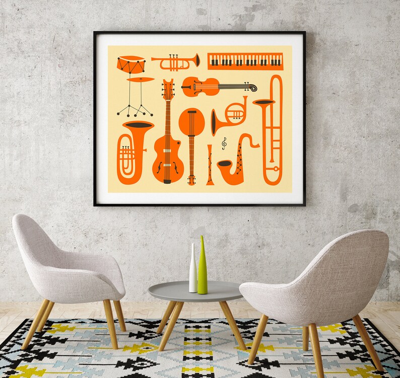 JUST JAZZ giclée Fine Art Print or Photo Paper Print Mid - Etsy