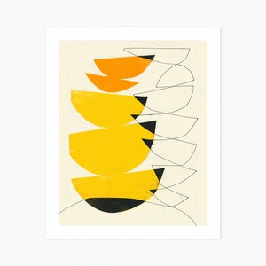 FLOW MOTION 3 (Giclée Fine Art Print) Modern Minimalist Abstract Wall Art (8x10 12x16 16x20 18x24 24x32) Rolled, Stretched or Framed