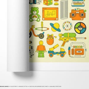 a book with a bunch of different things on it