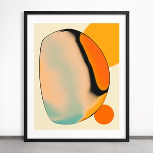 Colorful Psychedelic Abstract Wall Art (Giclée Fine Art Print) COSMIC FRUIT 21 by Jazzberry Blue