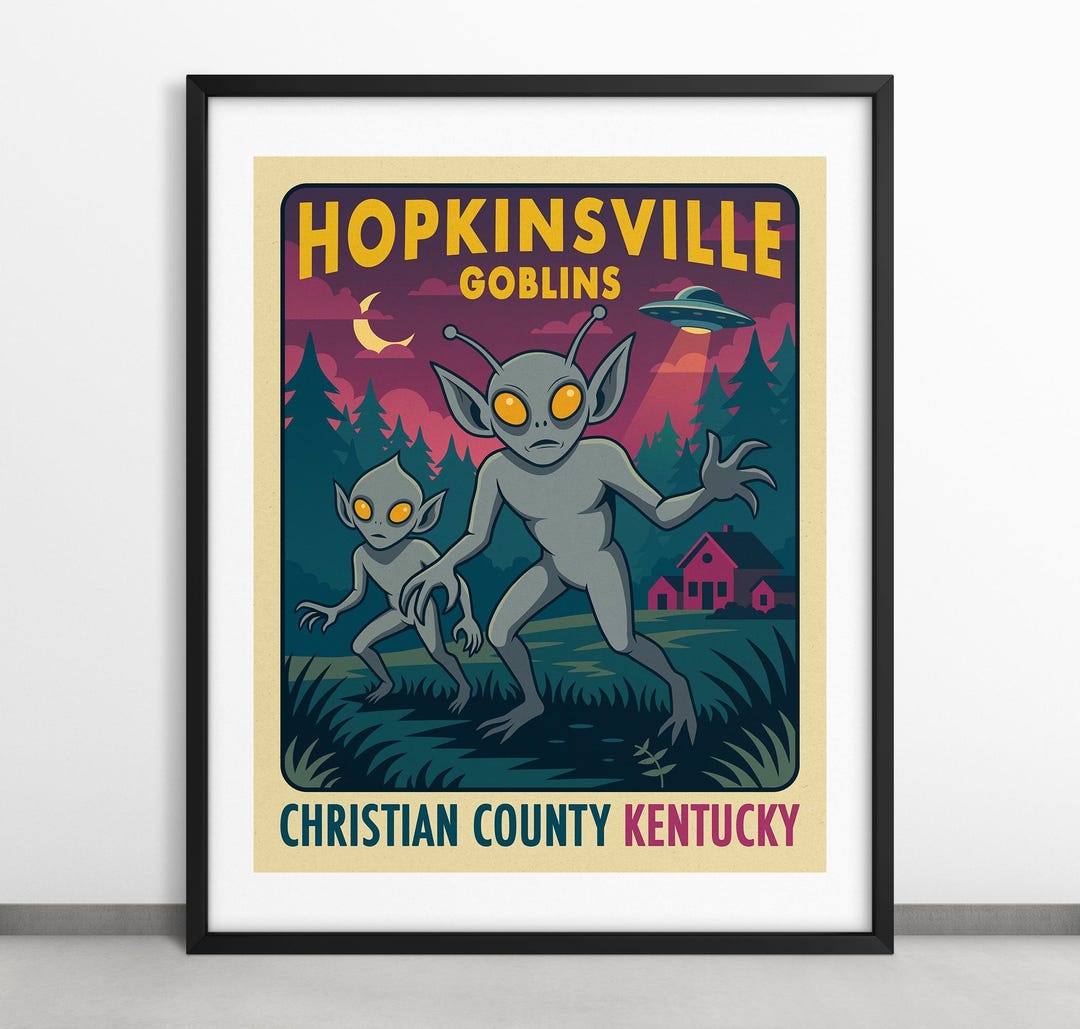 HOPKINSVILLE GOBLINS (giclée Fine Art Print) Kentucky Paranormal