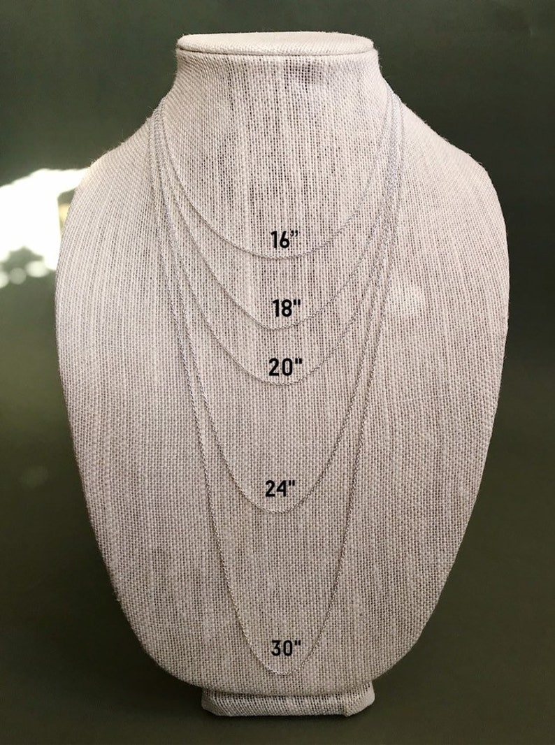 Dainty and Lightweight Sterling Silver Cable Chain with 1.5mm links. Petite Layering necklace. Choose your necklace length. Gifts for her. image 6