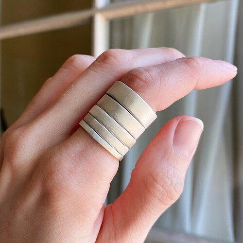 14k Gold or Sterling Silver Flat Wedding shops Band. Choose your width & finish! Customizable, Made to Order. Anniversary, Birthday, Holiday Gift