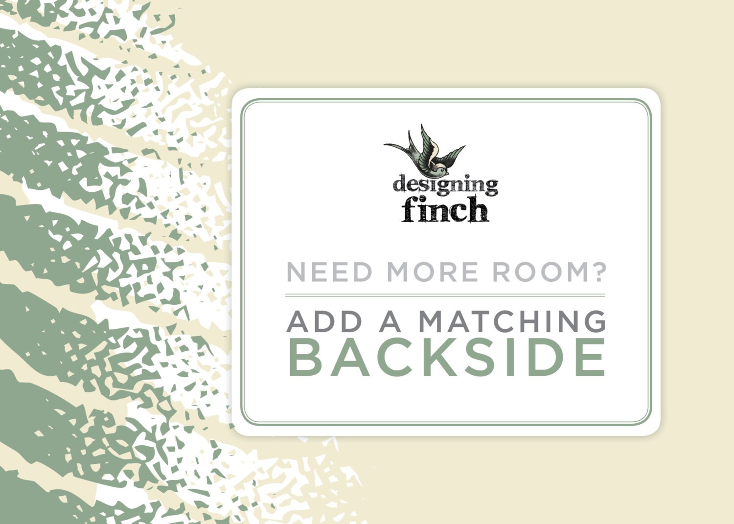 Add a Matching Backside to Any Design