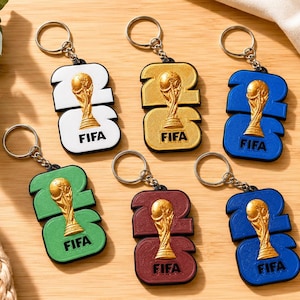 FIFA WORLD CUP 3D Printed Keychains