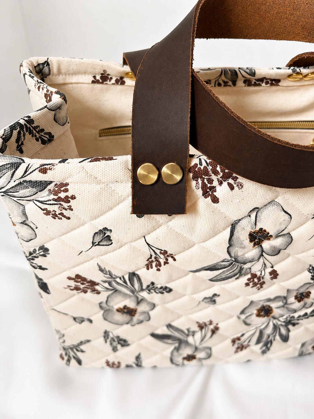 The No. 1 Standard | Handmade Structured Quilted Tote Bag | Cotton