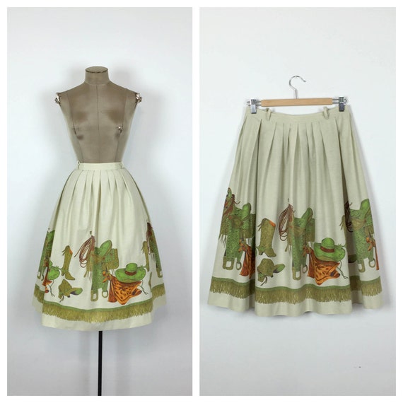 50s western skirt