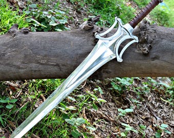 He Man Power Schwert Nachbildung - animierte klassische Heldenrequisite mit Lederscheide