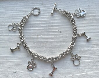 Dog Lover Charm Bracelet