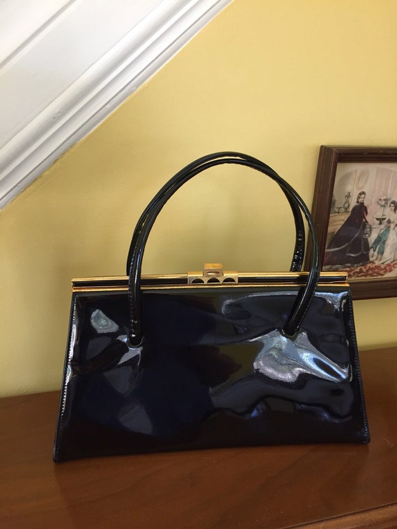 patent leather purse