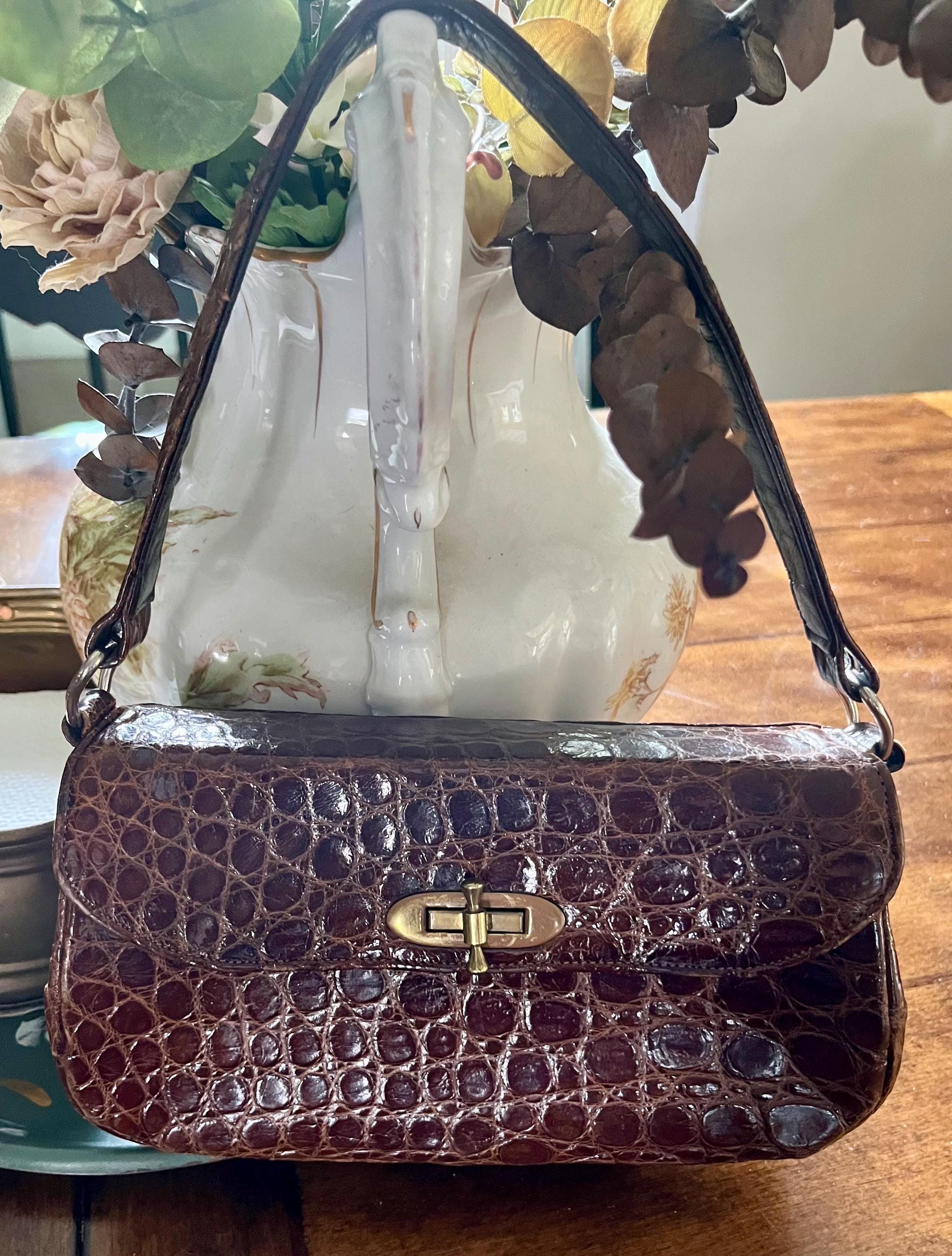 Vintage Crocodile Bags - Etsy Vintage Crocodile Bags - Etsy