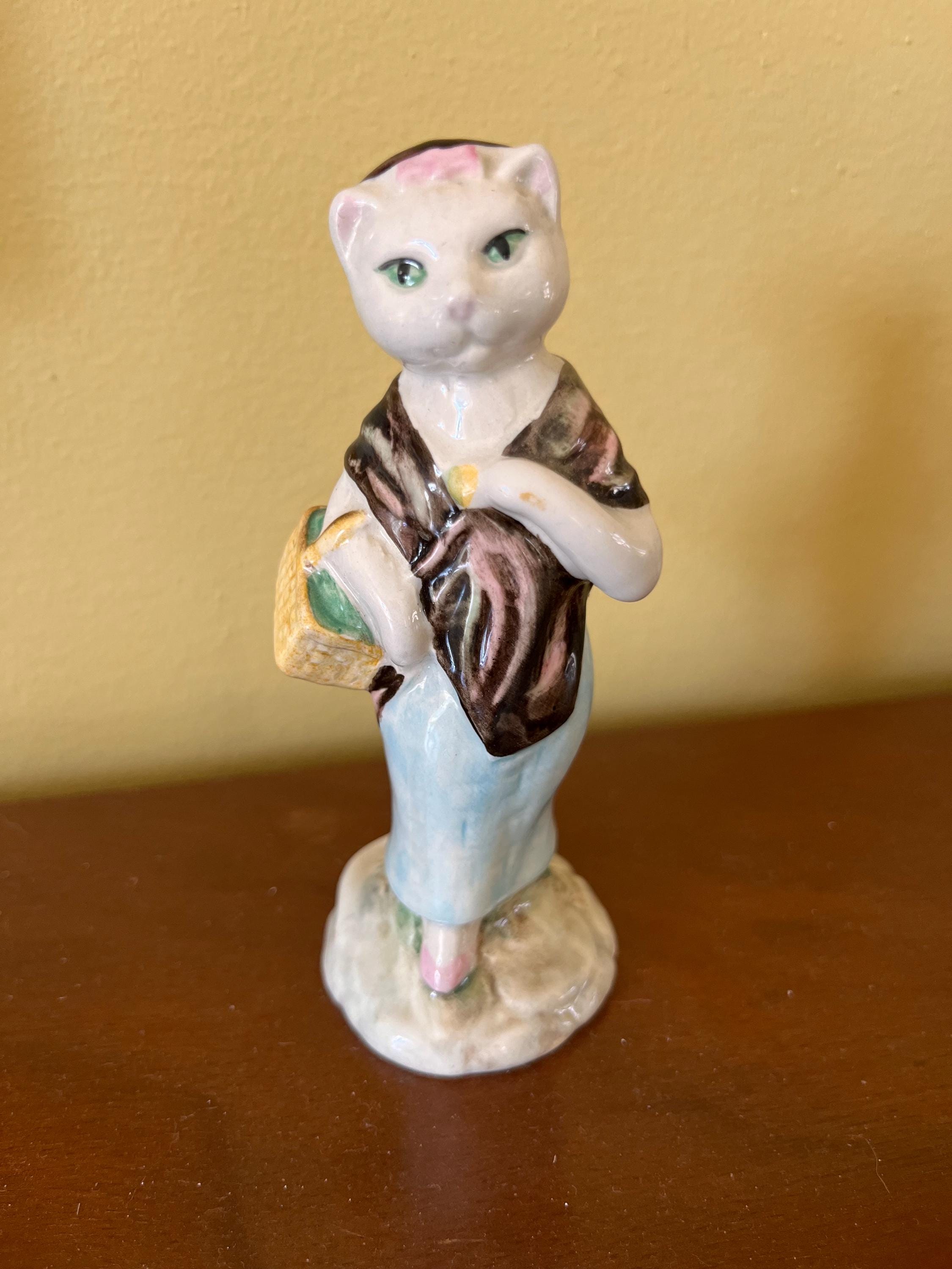 Beatrix Potter Figurines Cat - Etsy