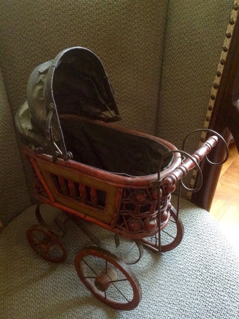 vintage baby doll carriage