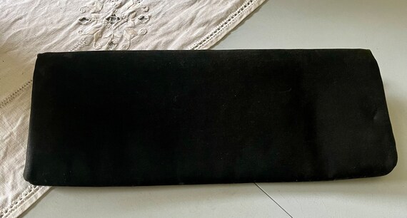 Vintage Harry Levine black clutch bag - image 5