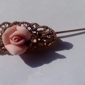 Vintage Rose brooch pin