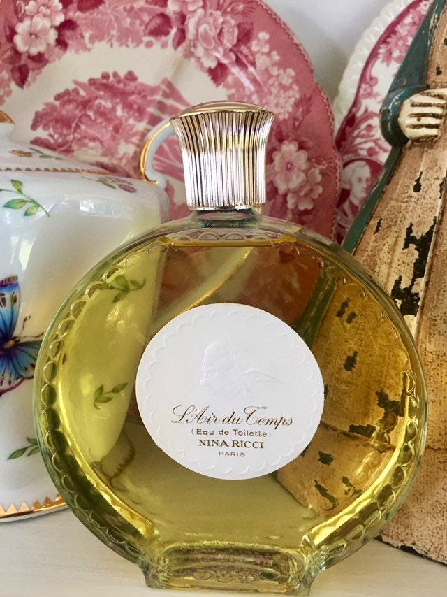 Vintage 1950s Large L'air Du Temps by Nina Ricci Perfume 6.7 Oz - Etsy