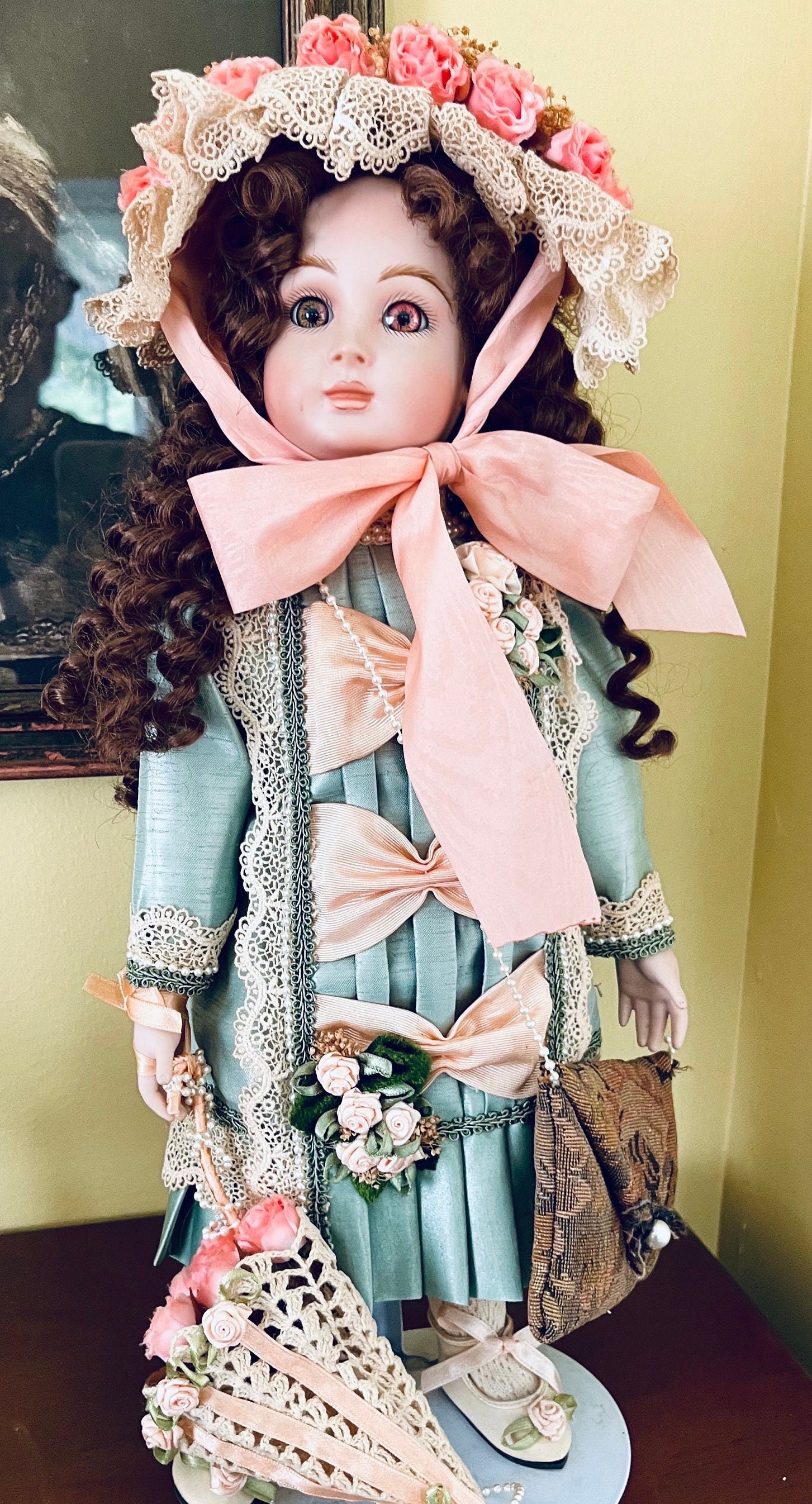 Vintage Roseanna Porcelain Doll by Patrica Loveless - Etsy