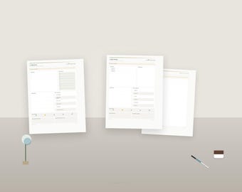 ADHD Student Bundle — 3-Pack: Daily Planner, Habit Tracker & Journal PDF