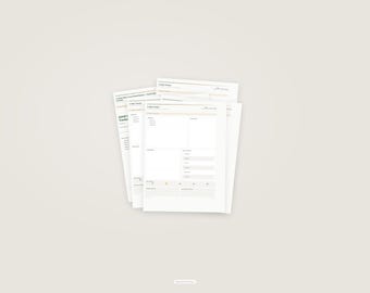 Work From Home Habit Tracker Printable | ADHD Daily Check In for Remote