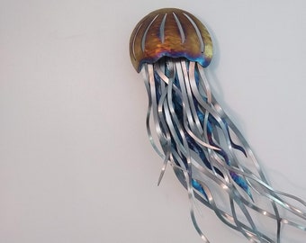 Extra Large Jellyfish Wall Metal Art