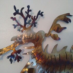 Leafy Dragon Wall Metal Art image 2