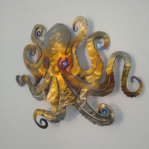 Octopus Wall Metal Art image 2