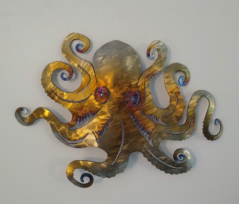 Octopus Wall Metal Art image 1