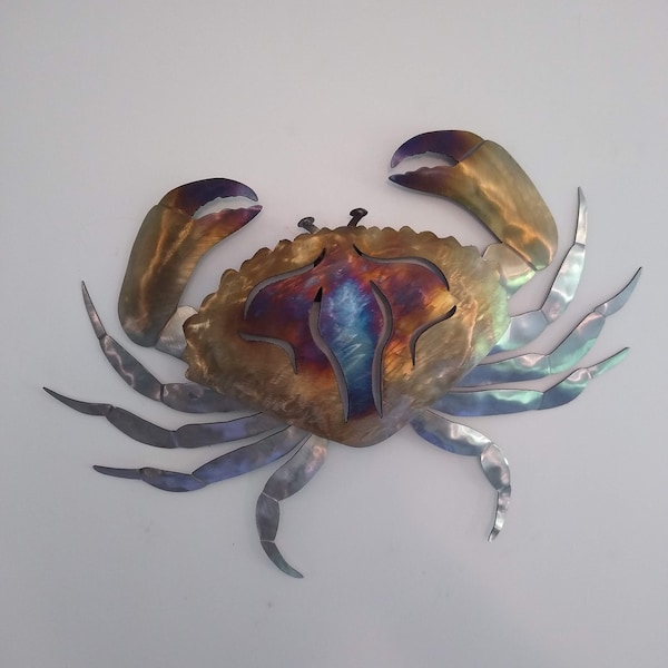 Large Crab Wall Metal Art