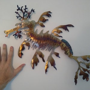 Leafy Dragon Wall Metal Art image 4