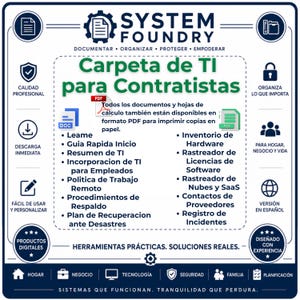 Carpeta de TI para Contratistas