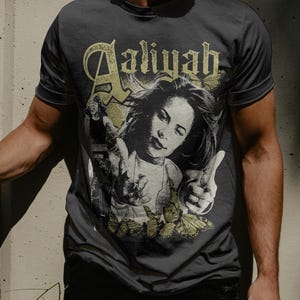 Aaliyah Singer R&B Vintage t-shirt