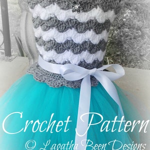 Chevron look Tutu Kleid Schnittmuster - pdf27 digitaler Download