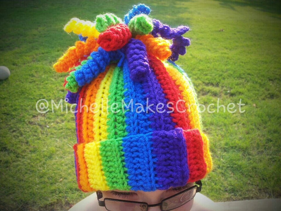 Super Silly Curly Q crochet hat pattern newborn to adult Etsy