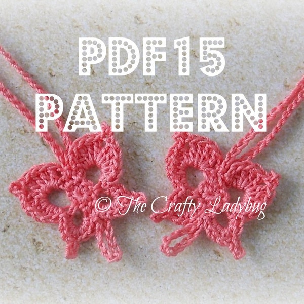 Butterfly barefoot baby sandals - crochet pattern for newborn to toddler sizes - PDF15 digital download