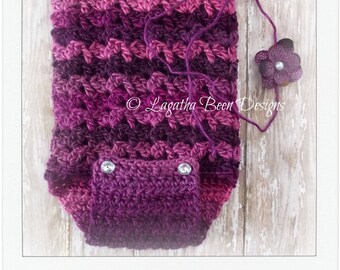Patrón de crochet fácil para mameluco de concha IV - PDF68 descarga instantánea