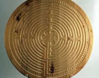 Finger Labyrinth - Color My Way - Chartres Wooden Labyrinth
