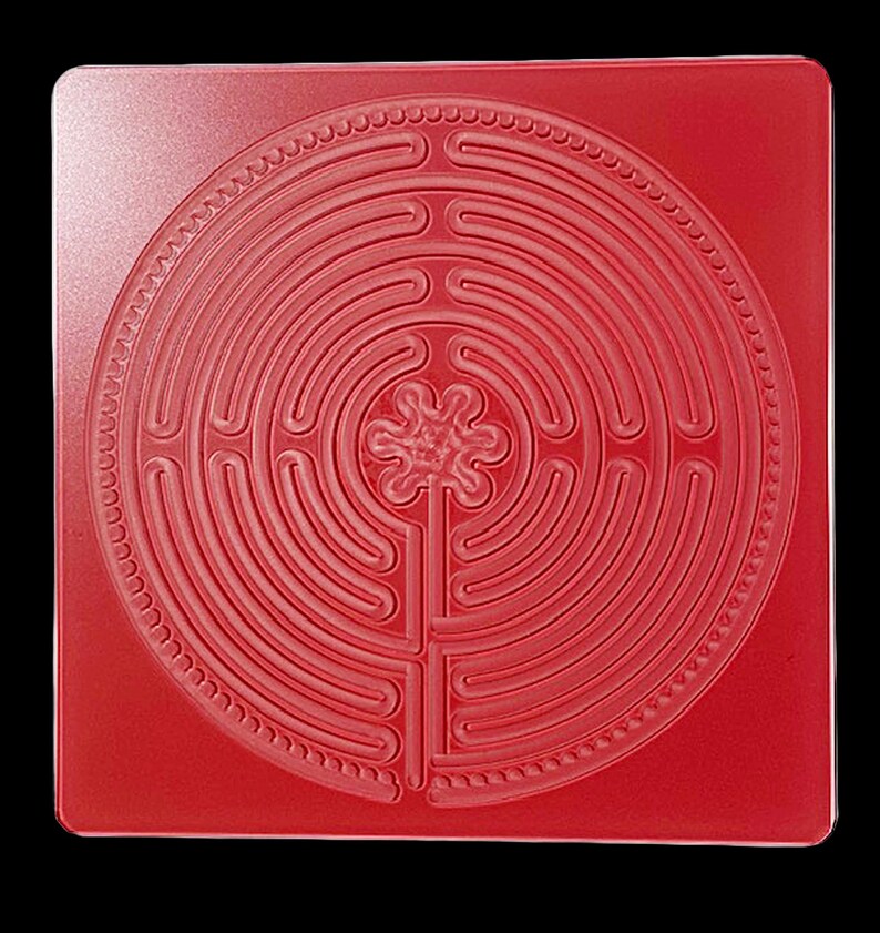 12" Chartres Acrylic Finger Labyrinth • Meditation Tool • Mindfulness ...