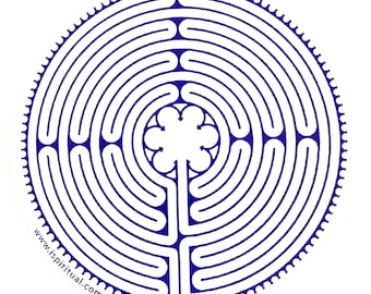 STICKER Chartres Labyrinth