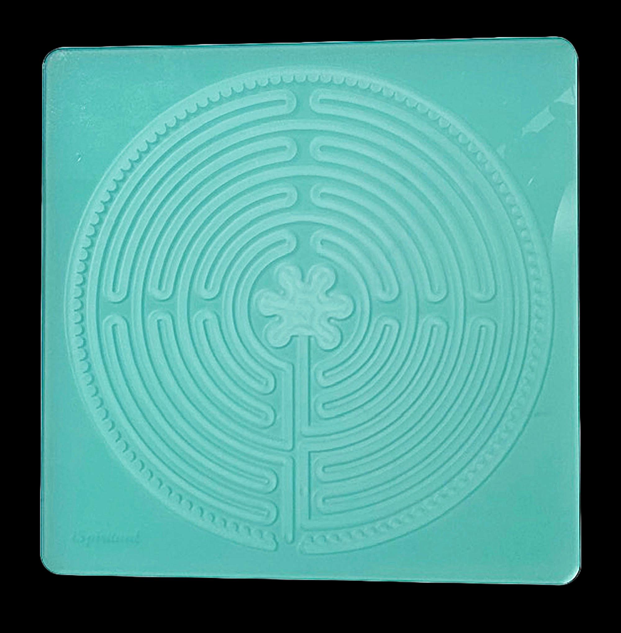 12" Chartres Acrylic Finger Labyrinth • Meditation Tool • Mindfulness ...